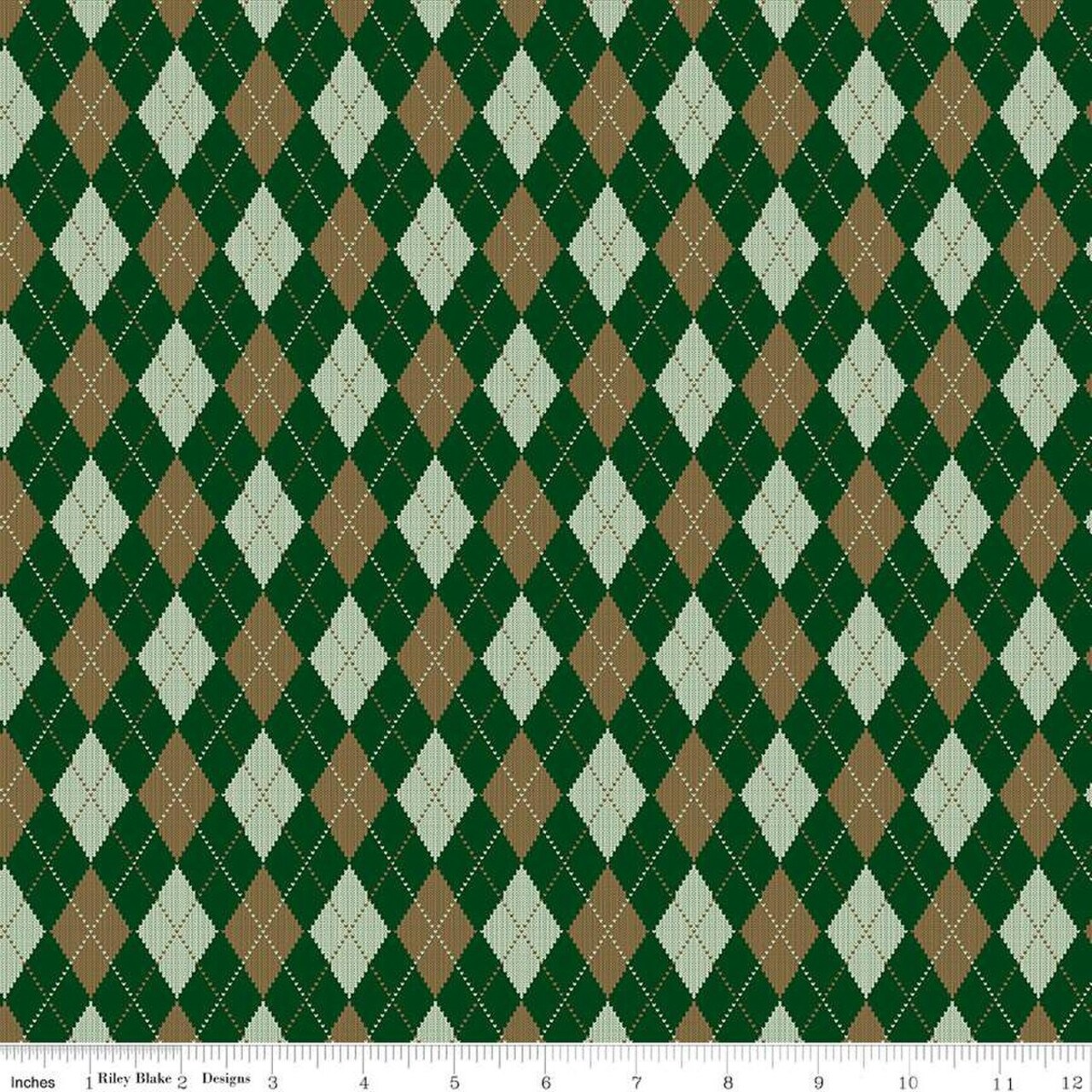 Fabric Riley Blake Forest Archer Plaid-Venture Club by the Quarter Yard C17043-FOREST